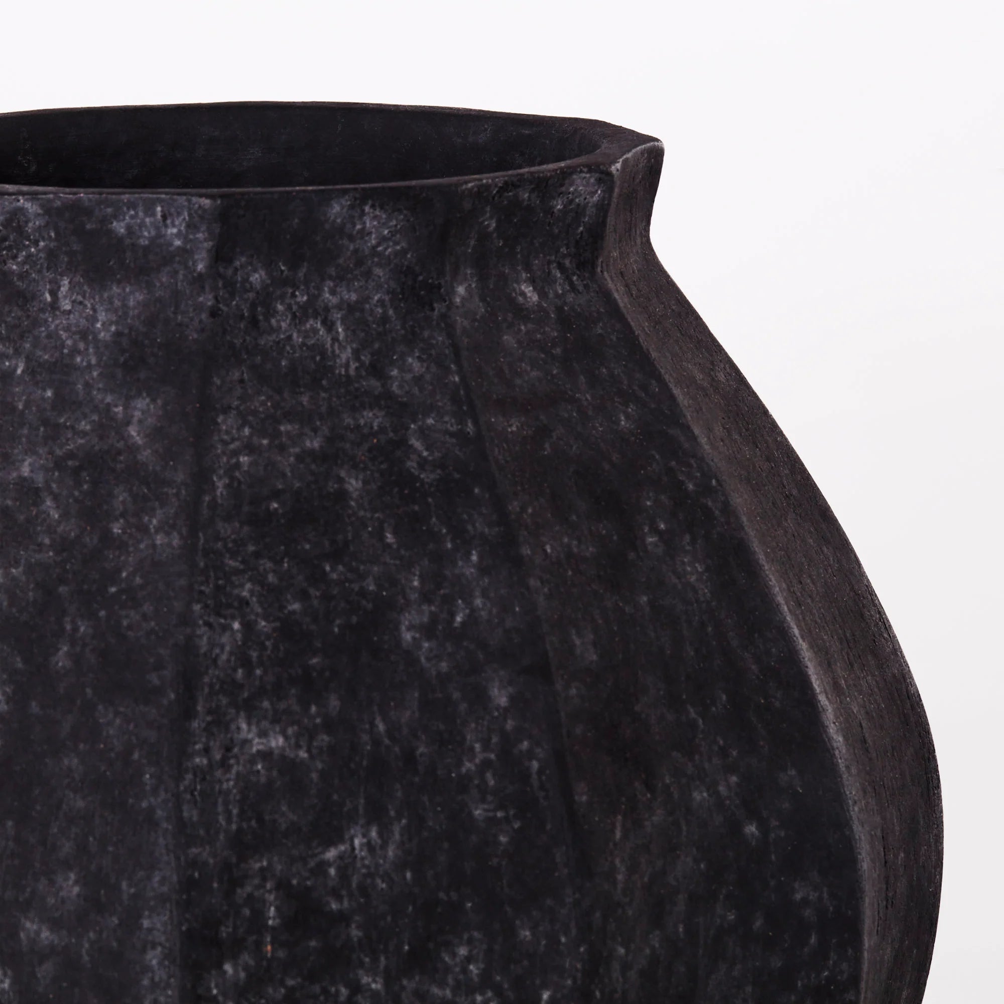 Wedges Vase Black