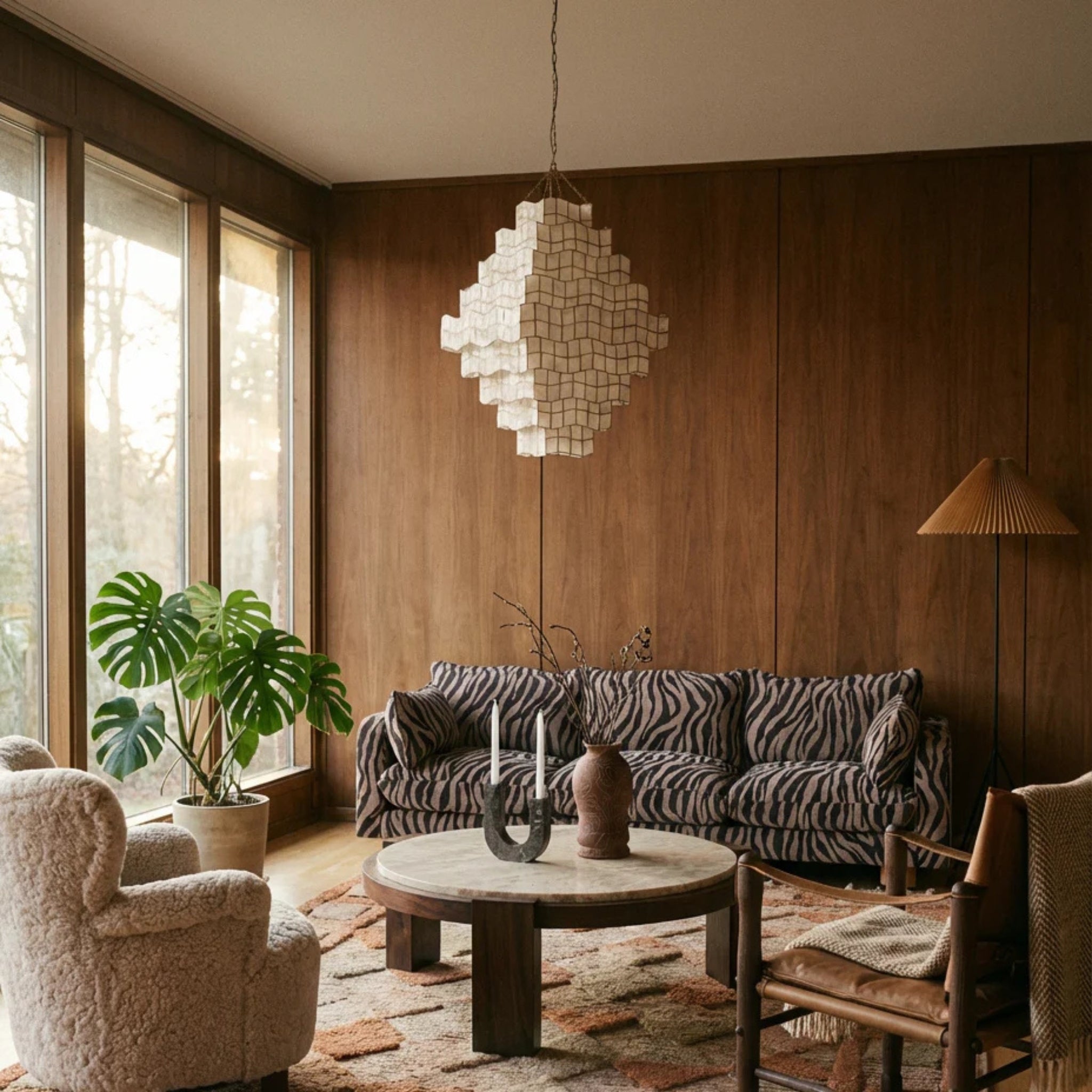 Miles Sofa Zebra