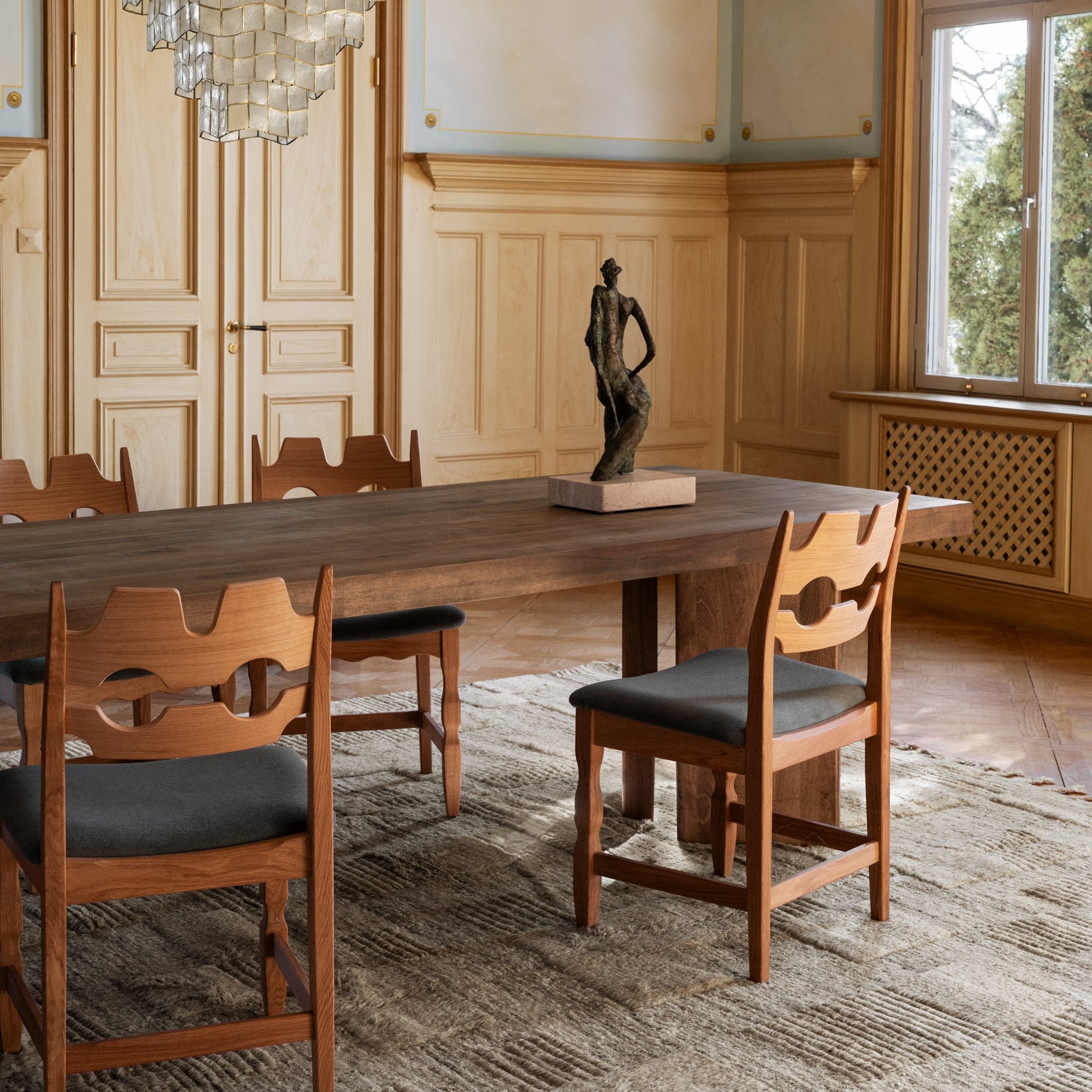 French Dining Table Walnut