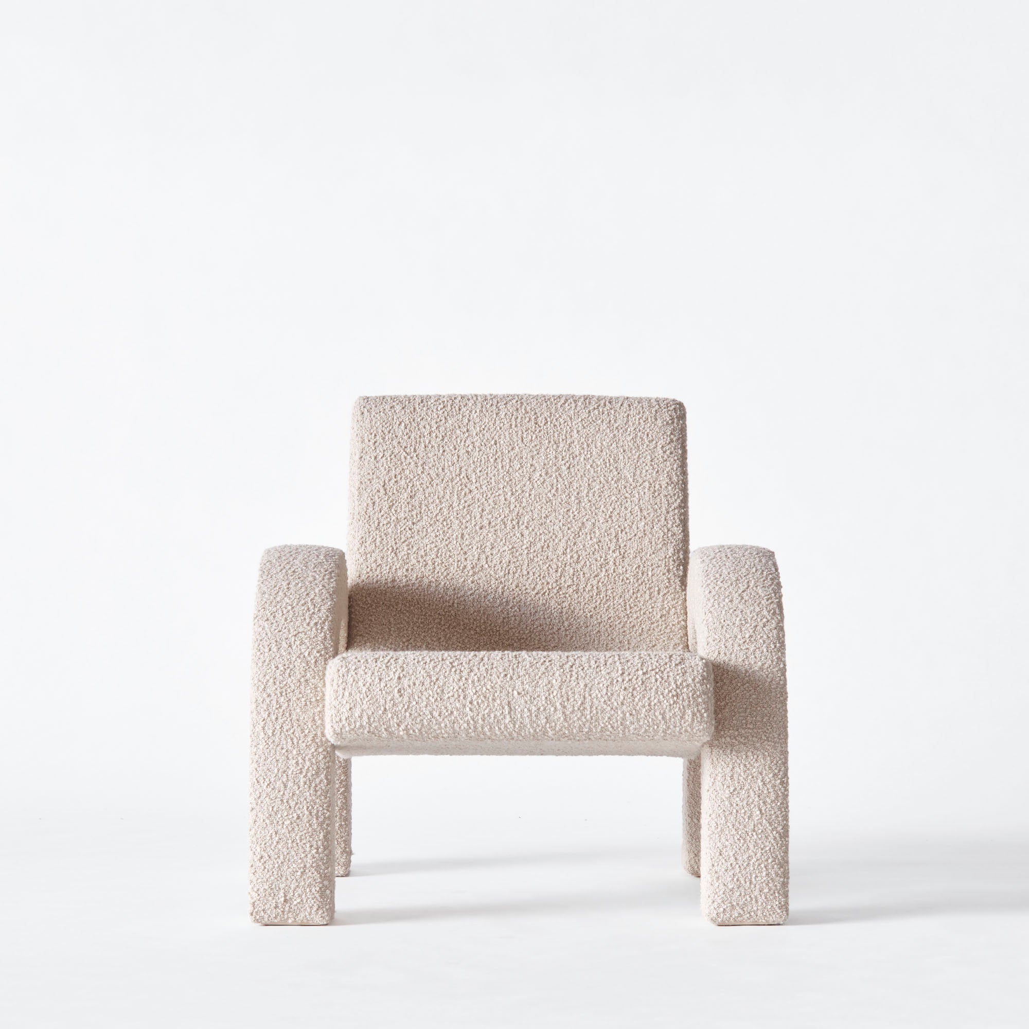 Arco Lounge Chair Small Boucle Beige