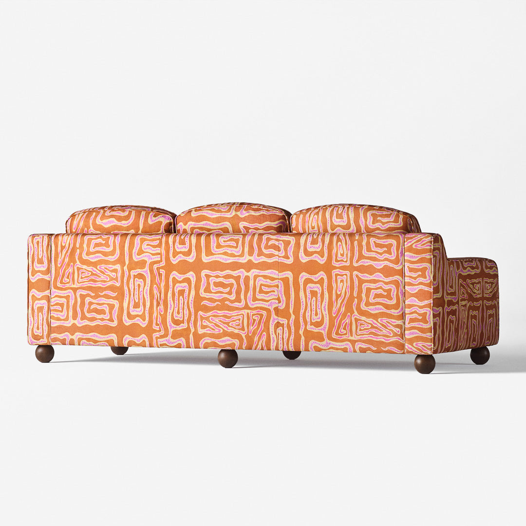 Lola Sofa Beaten Track Peach
