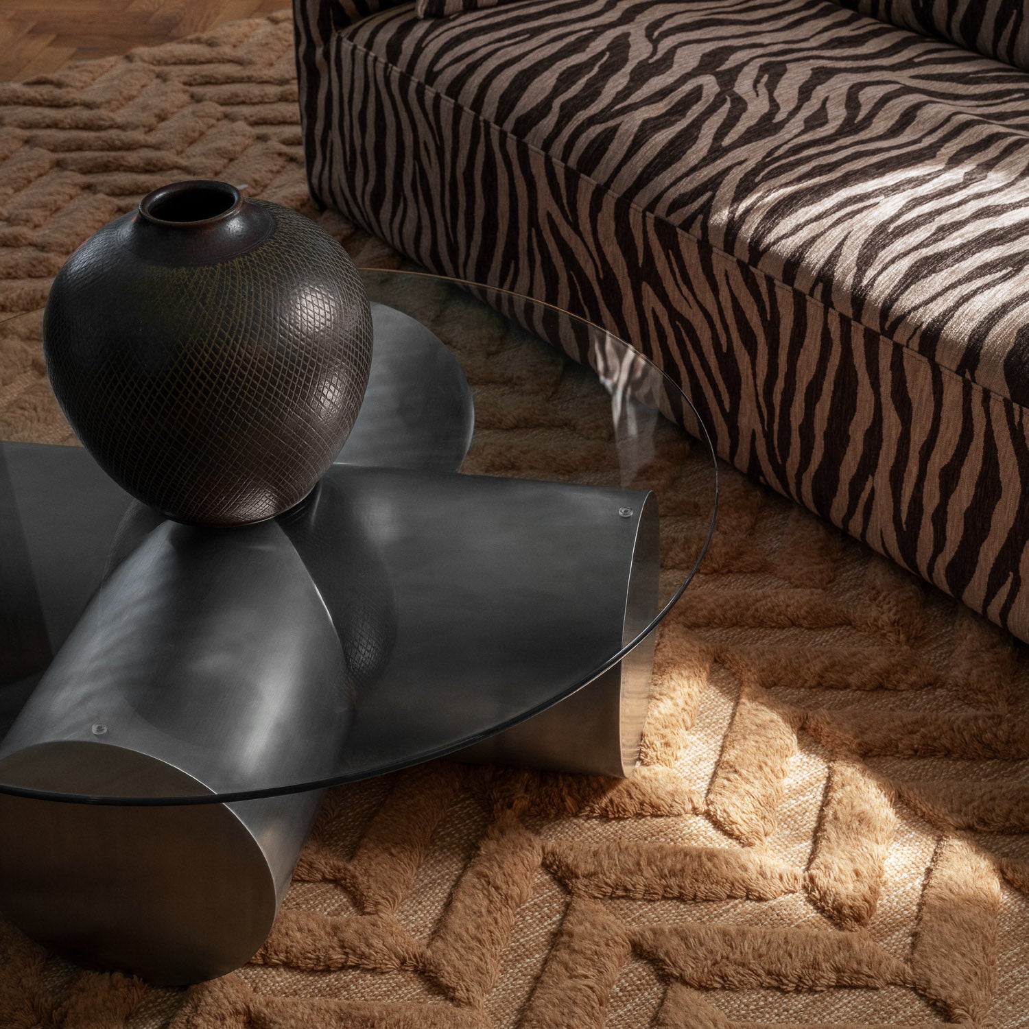 Herringbone Brown