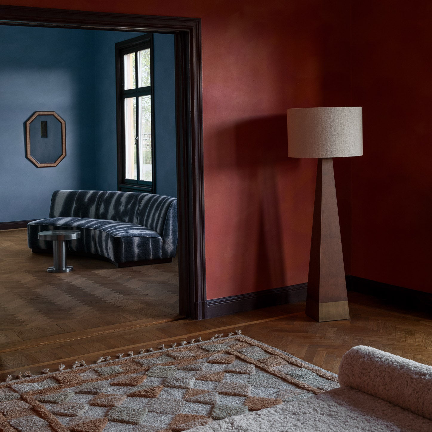 Rattan Mirror Small
