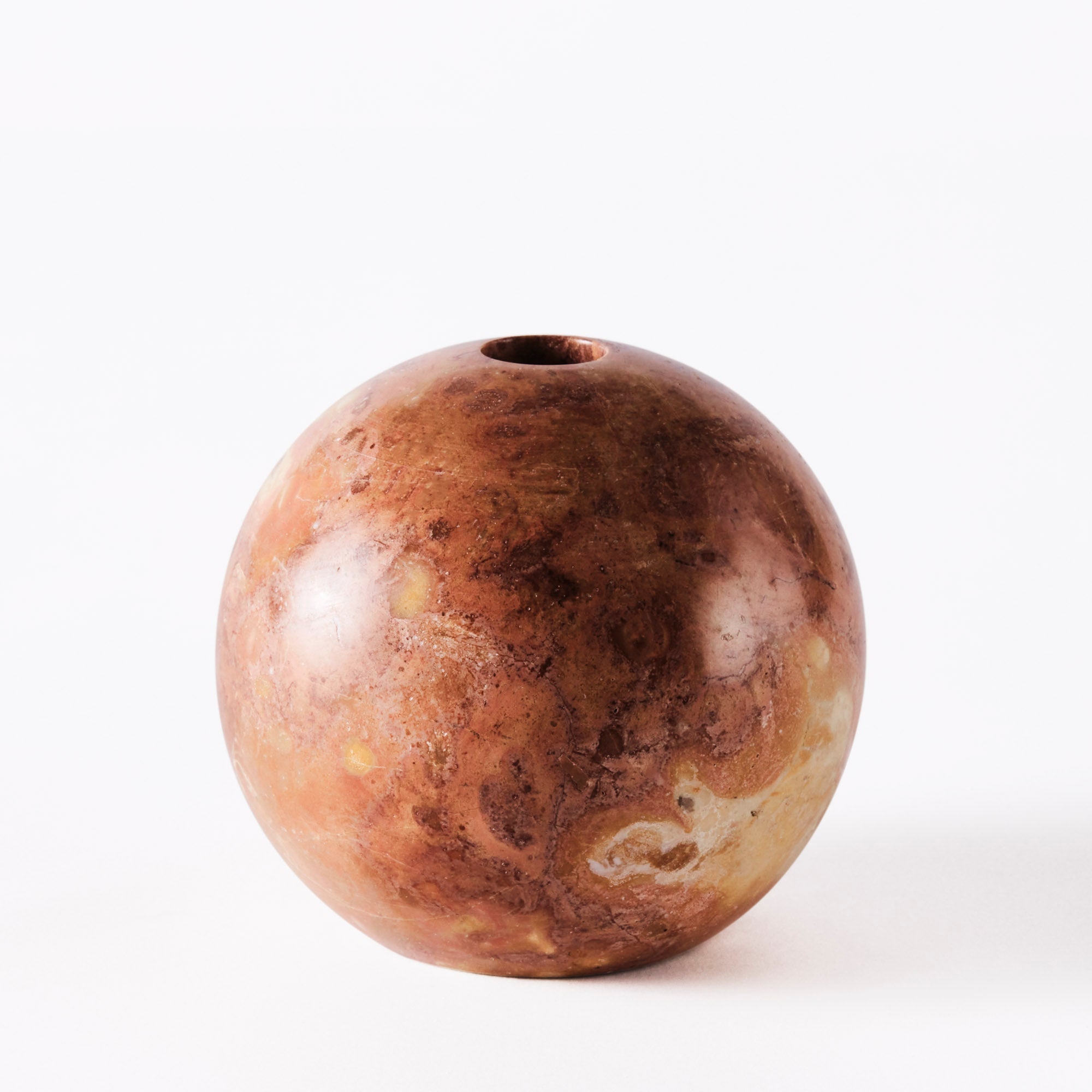 Sphere Candle Holder 12 Red